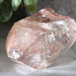 ブラジル ゴイアス州産　レッド　レムリアンシードクリスタル 原石　赤水晶 3枚目の画像