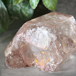 ブラジル ゴイアス州産　レッド　レムリアンシードクリスタル 原石　赤水晶 11枚目の画像