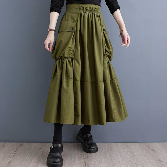 ◆《春夏》カジュアル.スリムスカート　ゆったり　ファッション 3枚目の画像