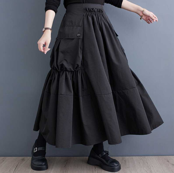 ◆《春夏》カジュアル.スリムスカート　ゆったり　ファッション 4枚目の画像