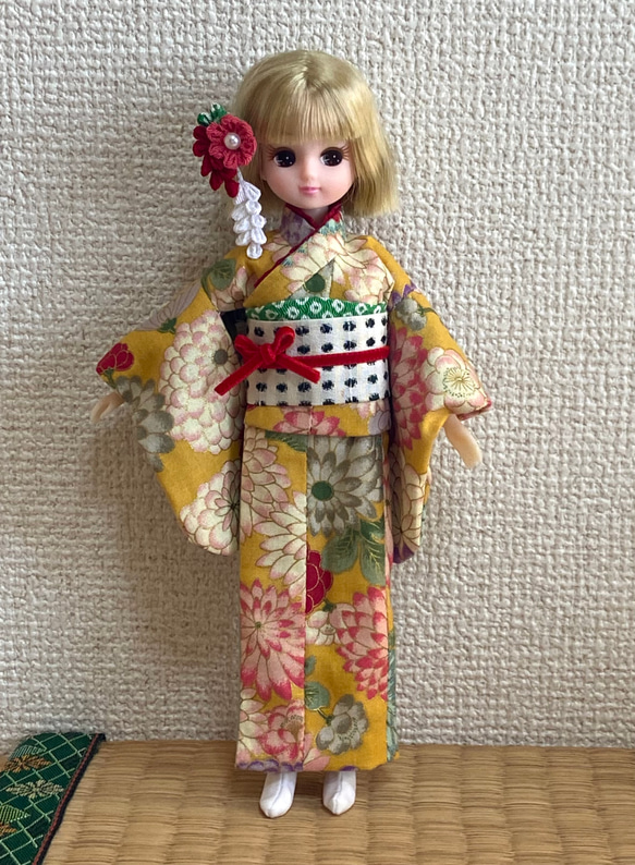 市松人形着物６号セット（ウサギちゃん） 楽天市場】市松人形 13号【小出松寿作 尺二正絹絞り市松人形