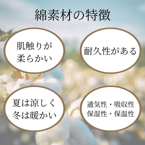 【オーガニック布ライナー2枚セット】おりもの用 /軽い日用/ 尿漏れ / 2枚 /防水布あり / 19.0cm / 6枚目の画像