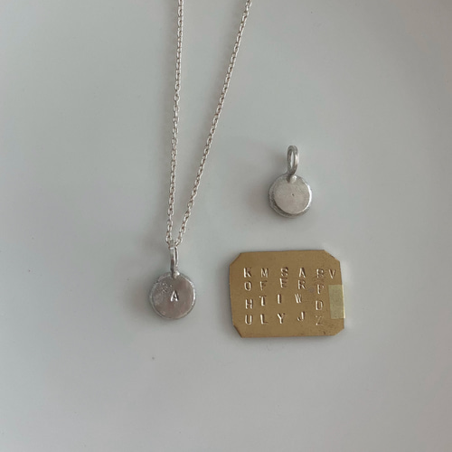 【新品未使用】ジミレニアル 1995ネックレス 正規購入品 silver950』イニシャルネックレス 