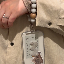 ストラップホルダー　ストラップシート　ステンレス　ステンレス製　スマホストラップ　スマホ　挟むだけ　ストラップ　シート 9枚目の画像