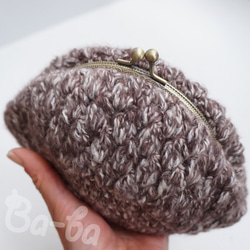 Ba-ba ☆ Puffstich crochet coinpurse No.C1747 第5張的照片