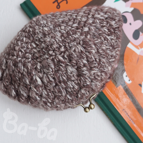 Ba-ba ☆ Puffstich crochet coinpurse No.C1747 第1張的照片