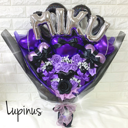 バルーンブーケ バルーンギフト 生誕祭 誕生日 推し活 卒業 成人式 名前入り 推し活】バルーンブーケ 4文字 生誕祭 誕生祭 推し活 卒業式 成人式