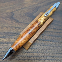 新作】花梨瘤杢 紅白 シャープペンシル No.485 ペン・筆記用具 工房