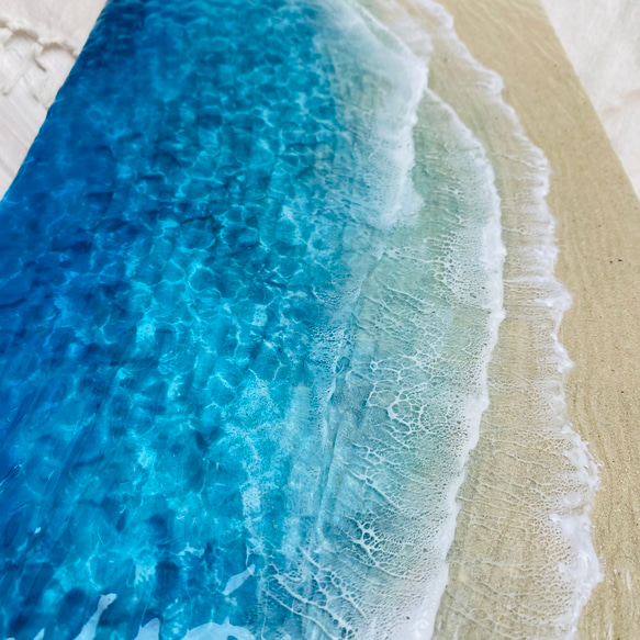 ★超立体　沖縄の海 レジンアートボード　美ら海　オーシャンアート　　N226 4枚目の画像