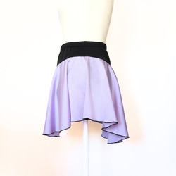 大人M.Lサイズ【カラーオーダー可能】フィギュアスケート専用暖か裏起毛シンプル１段スカート 8枚目の画像