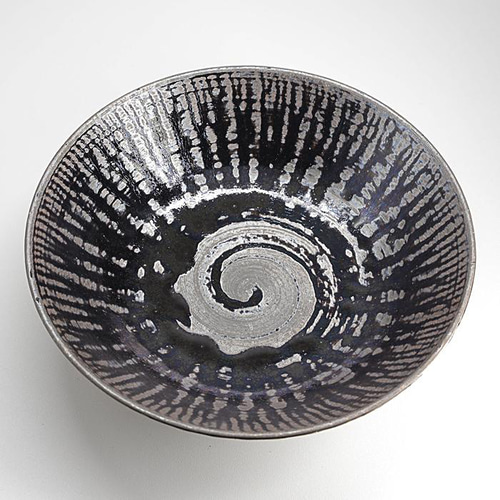 京焼　手描桜に萩七寸浅鉢 12月スーパーSALE 15％OFF】 京焼手描桜に萩七寸浅鉢 工芸品