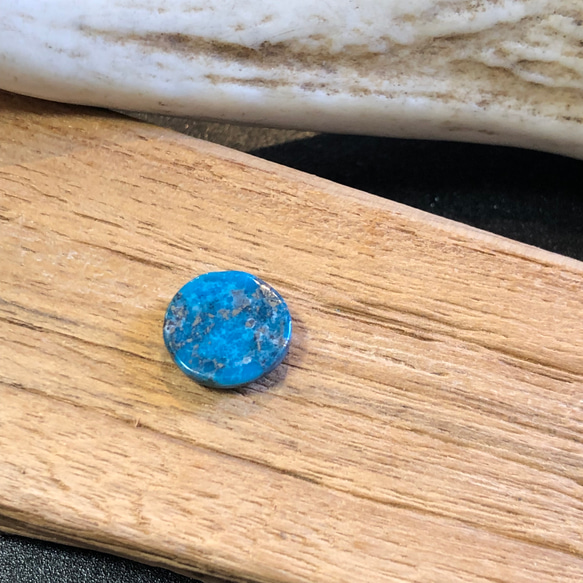 3,93ct Kingman Turquoise キングマンターコイズ K-86  ルース 天然石 ハンドメイド材料 8枚目の画像