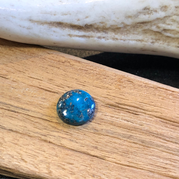 3,93ct Kingman Turquoise キングマンターコイズ K-86  ルース 天然石 ハンドメイド材料 7枚目の画像