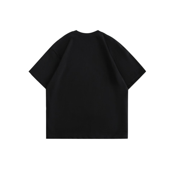 夏の新型メンズカジュアル個性半袖綿tシャツゆったりカジュアル W305 3枚目の画像