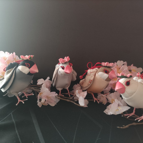 お一人様1点限り】桜文鳥さんの匂い袋️ ぬいぐるみ 北乃 KITANO 通販 