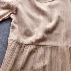 100％リネンワンピース シンプル ゆったりドレス.スカート.麻 11枚目の画像