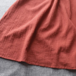 100％リネンワンピース シンプル ゆったりドレス.スカート.麻 8枚目の画像