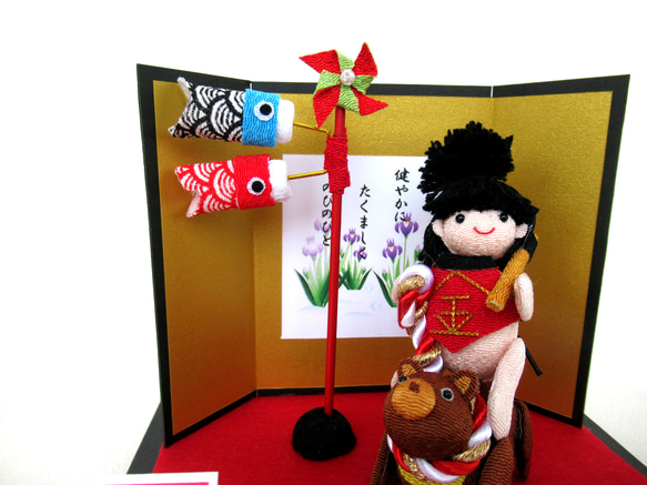 金太郎とくま飾り　24-1 6枚目の画像