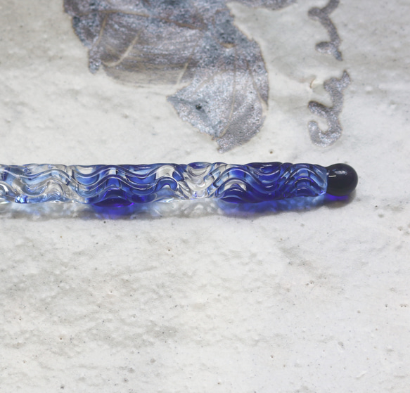 ガラスペン「冬の足音」　ガラス製スポイト付属（約1ｍｌ） 3枚目の画像