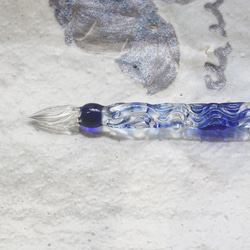 ガラスペン「冬の足音」　ガラス製スポイト付属（約1ｍｌ） 2枚目の画像