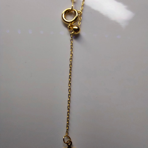三日月と夜桜のネックレス レジンアクセサリー ネックレス・ペンダント