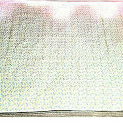 ドレスデンキルトのタペストリー・ベッドカバー・マット(約95cm×99cm) 12枚目の画像