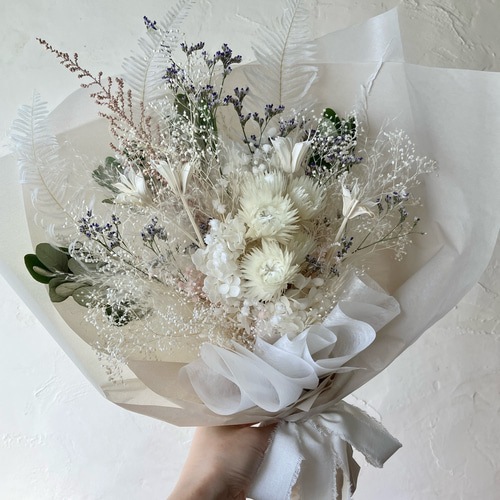 ギフト花束がすぐ届く！〈おまかせオーダー花束11000〉ドライフラワー