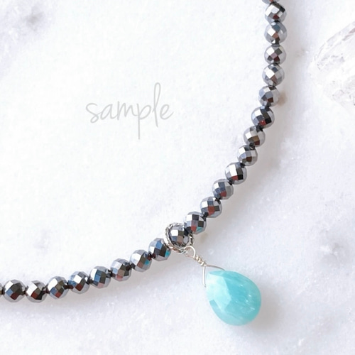 テラヘルツ ネックレス 3mm玉 40〜45cm 健康 肩凝り ネックレス