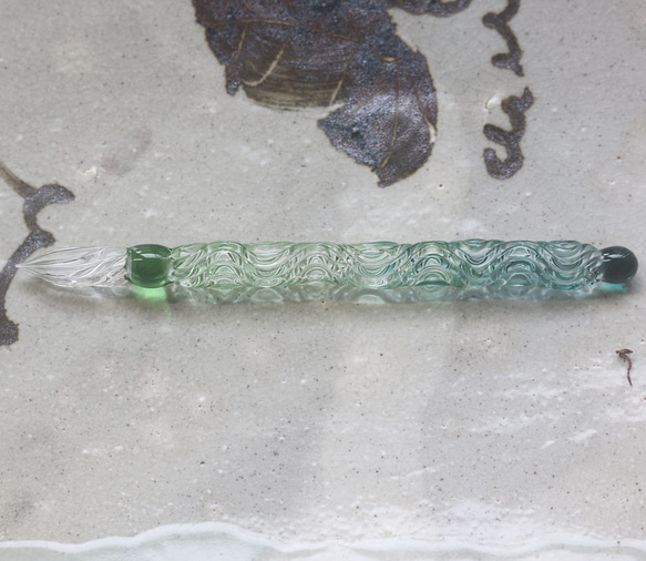 ガラスペン「立夏」　ガラス製スポイト付属（約1ｍｌ） 1枚目の画像