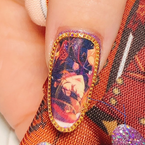 ネイル⭐︎プレインシート⭐︎オーダーイラスト⭐︎推しネイル 推し活⭐︎痛ネイル⭐︎オーダーネイル⭐︎プレインシート