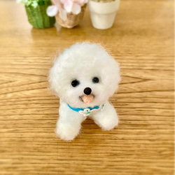 羊毛フェルト ビションフリーゼ 羊毛フェルト ♡ron♡ 通販 17427539