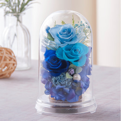 大幅値下げ！コバルトブルー系★ガラス製の置物　スタイリッシュなインテリアに！ コバルトブルー インテリア雑貨・生活道具 のおすすめ人気通販