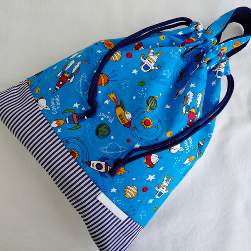 オーダー ⑤ 宇宙 男の子 ランチョンマット 巾着袋 コップ袋