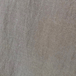 〈セットアップ〉残糸先染めシャンブレー　カシュクールジレ&タックワイドパンツ ◾️ クレーベージュ 16枚目の画像