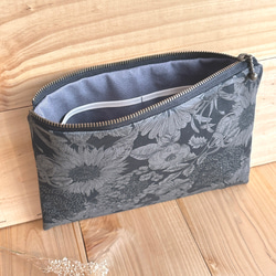クロム♥フラットポーチオーダー品 フラットポーチ チケットや筆記用具などバッグ中の整理に便利な
