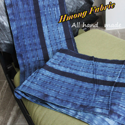 専用　モン族　マルチクロス　刺繍　ロウケツ染め　エスニック雑貨　民族雑貨 大判 モン族刺繍とろうけつ染めの8分袖コート | タイの民族刺繍雑貨・衣料