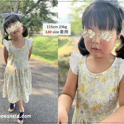 子供 型紙 ワンピース 子供服 女の子 初心者 簡単 ニット｜4wayイージーワンピ【Ａ３印刷型紙】※作り方レシピ付き 5枚目の画像