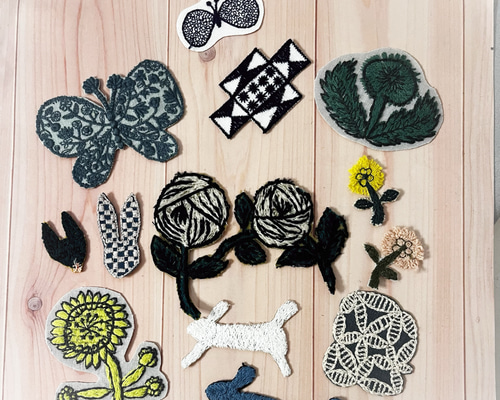 ミナペルホネン ワッペンモチーフ 13点セット ワッペン・アップリケ