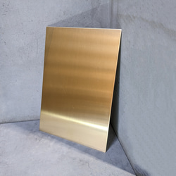真鍮 刻印用プレート【A5：1.5x148mmx210mm】 その他インテリア雑貨