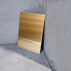 真鍮 刻印用プレート【A5：1.5x148mmx210mm】 その他インテリア雑貨