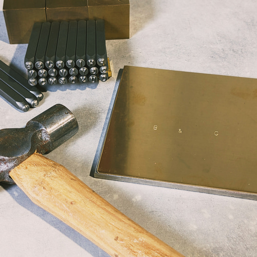 真鍮 刻印用プレート【A5：1.5x148mmx210mm】 その他インテリア雑貨