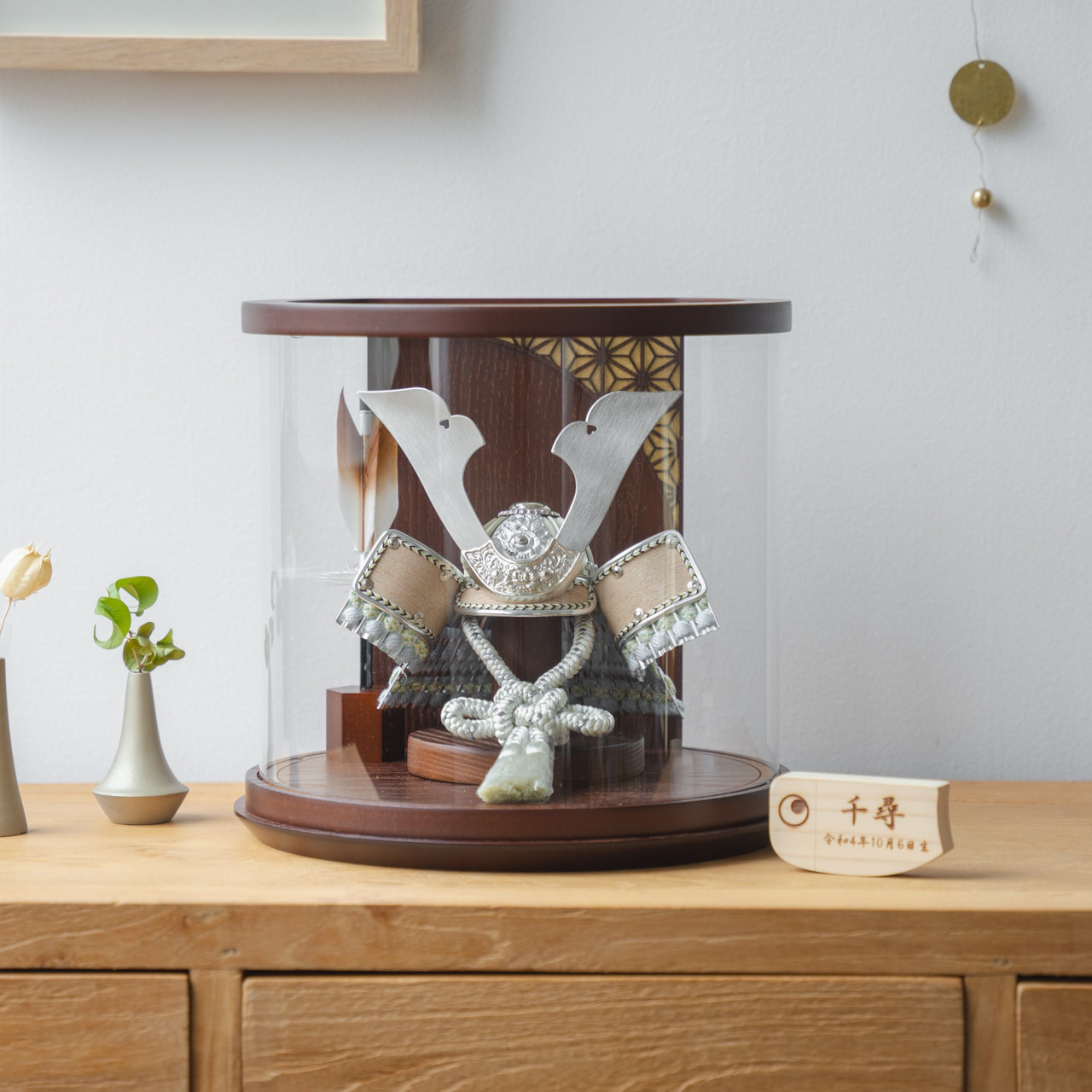 ことのオリジナル兜（5S-0251）（そら）｜コンパクトな五月人形｜節句兜｜コンパクト｜おしゃれ｜インテリア