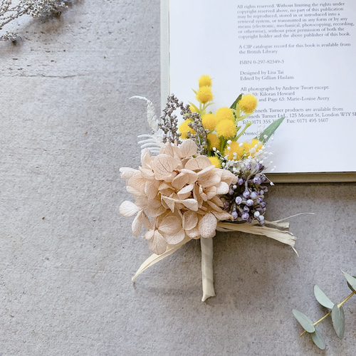 ☆新作☆即日発送☆春ミモザコサージュ 卒業式 入学式 卒園式 入園式  