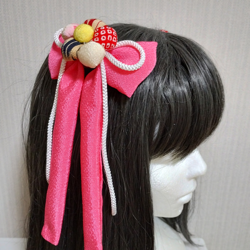 最新コレックション ツインテール 髪飾りピンク 卒業式髪 卒業式リボン リボンピンク ヘアアクセサリー