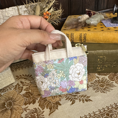 お取り置き　ハンドメイド　ミニバッグ＆ポーチ 75a89fb45509bd6b5782a71f8df46c