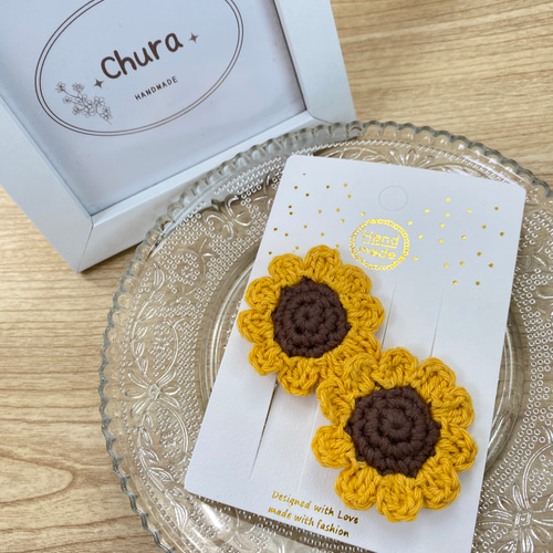 夏にぴったり◎ひまわりのヘアゴム ヘアゴム chura 通販