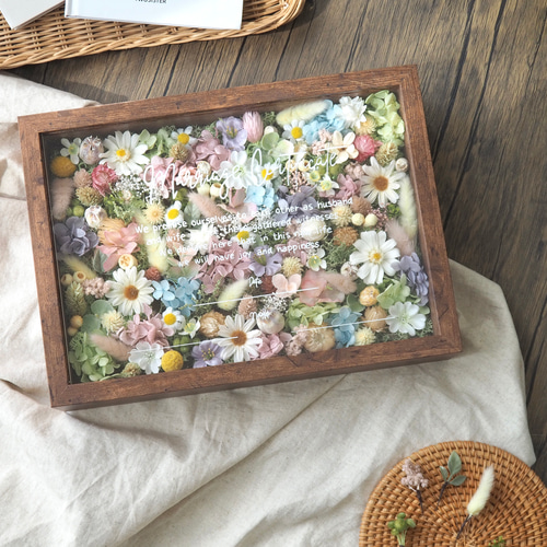 ちな様　　結婚証明書】大人気　ドライフラワー　ゲスト参加型　おしゃれ　紫陽花 ちな様 結婚証明書】大人気 ドライフラワー ゲスト参加型