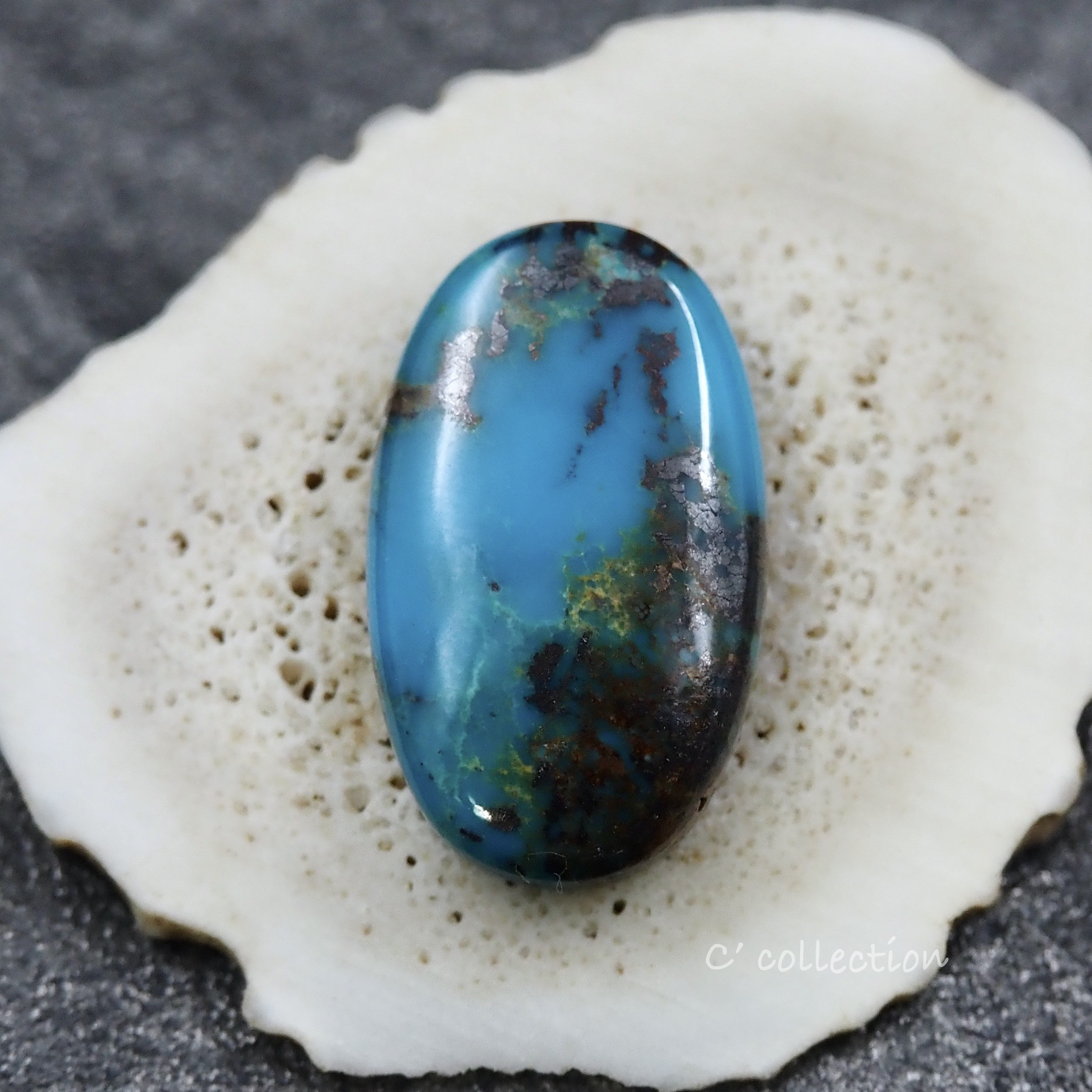 アメリカ キングマン イサカピーク産 レア ターコイズ 18.6CTS