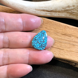 5,77ct Kingman Turquoise ブラックウェブ キングマンターコイズ K-90  ルース 天然石 6枚目の画像