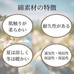 【選べる6種類♫ オーガニック布ナプキン一体型】Mサイズ / 1枚 /防水布入り / 27cm / 普通の日〜多い日用 7枚目の画像